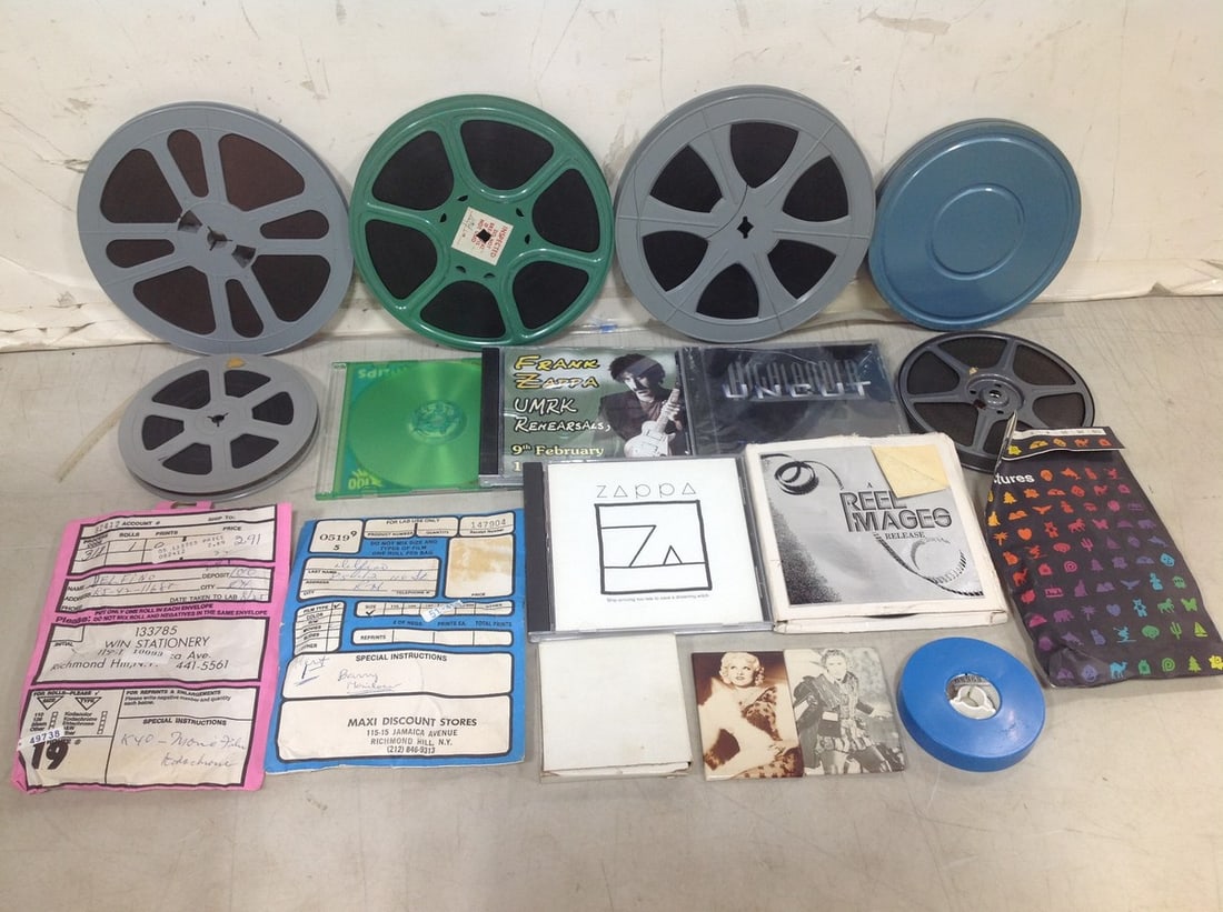 Vintage film reels and various DVD's (1 of 1)