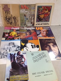 Vintage magazines and photographic prints(People, US, Disney, and more)