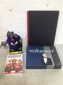 Halloween doll(new in package), Desperate Housewives DVD set, and more