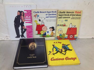 Vintage books(Curious George, Allens of the Civil War,etc.) and more
