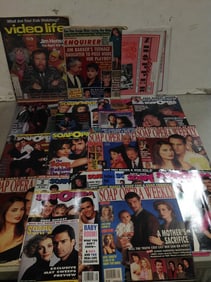 Various magazines(National Enquirer, Soap Opera, and more)