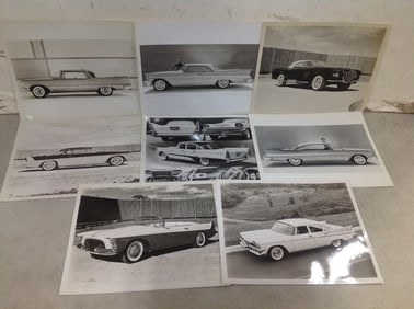 Vintage black and white autombile photographic prints(8in.x10in.)