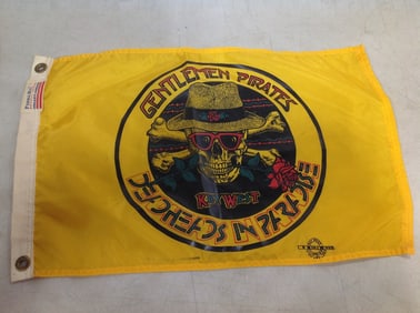 Gentlemen Pirates Dead Heads in Paradise flag(12in.x19in.)