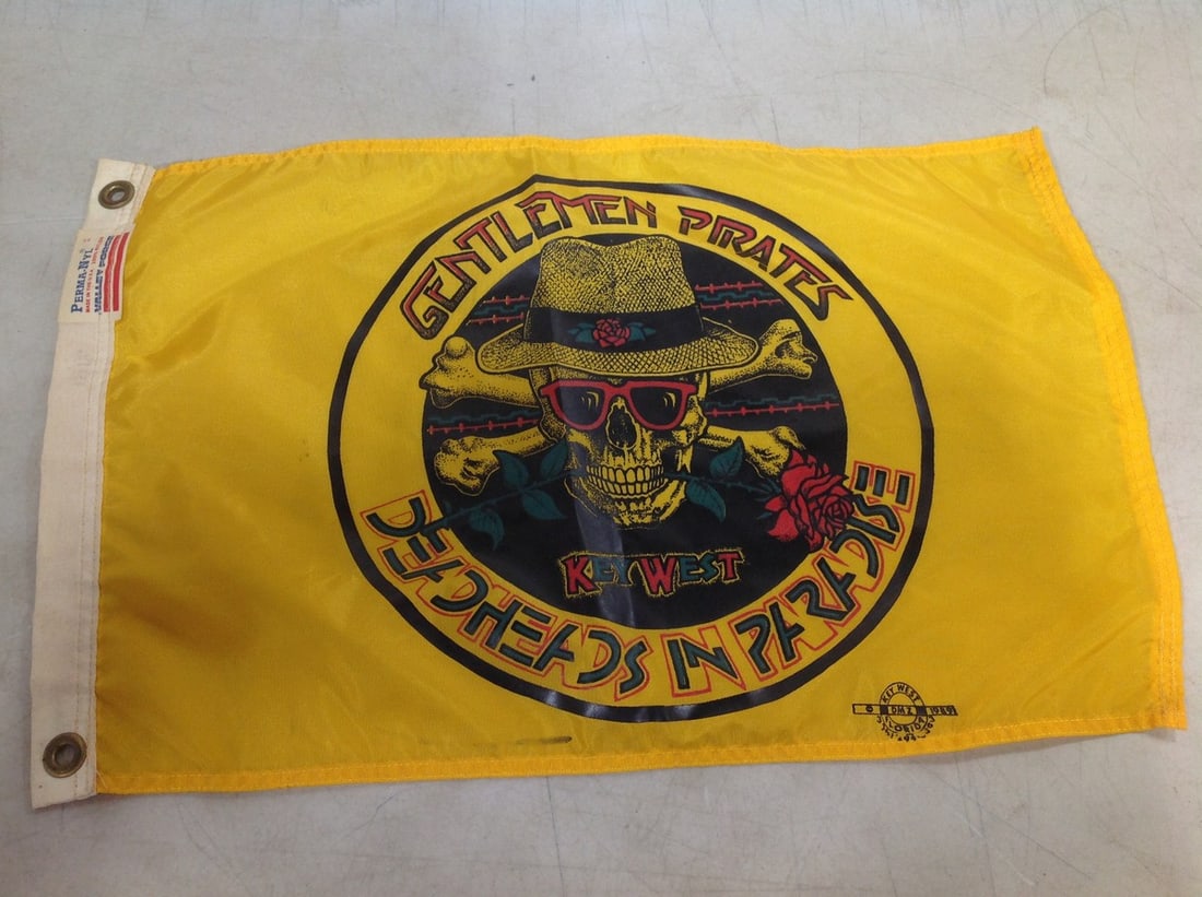 Gentlemen Pirates Dead Heads in Paradise flag(12in.x19in.): Gentlemen Pirates Dead Heads in Paradise flag(12in.x19in.)