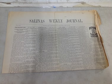Salina's Weekly Journal 1897 newspaper