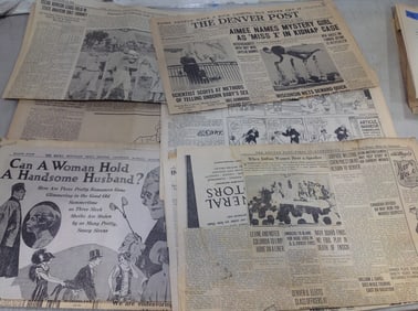The Denver Post 1929 newspaper