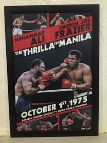 Framed The Thrilla in Mania Photographic Print (27.5.inx40in)