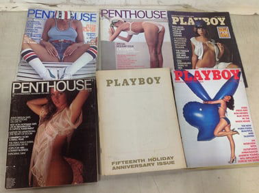Various Adult Magazines (Penthouse and Playboy)