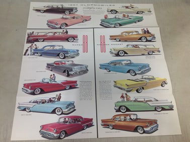1957 Olds Mobiles Poster Print (23.5inx24.5in)