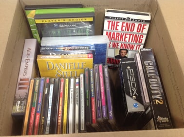 Various CDs, and Games (Call of Duty 2, Age of Empires, and more)
