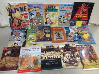 Various Walt Disney Comic Books, and Books (Rome, Weather Stories, etc)