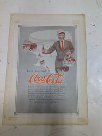 Vintage Coca-Cola Advertisement (12inx17in)