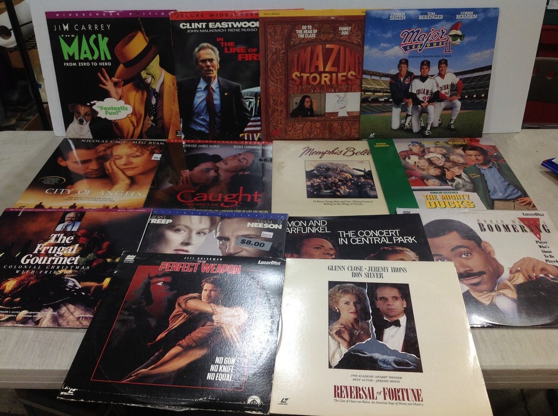 Various Laserdiscs (Mask, Amazing Stories, City of Angels, and more): Various Laserdiscs (Mask, Amazing Stories, City of Angels, and more)