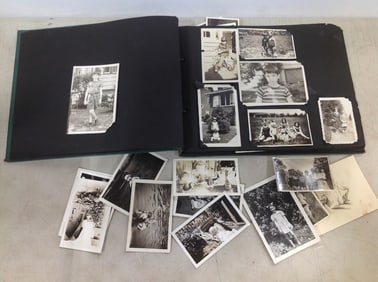 Vintage Scrapbook with Photographs