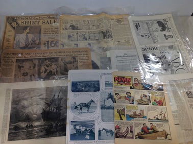 Vintage Comic/Newspaper Cutouts