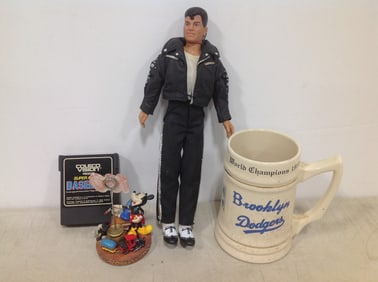 Brooklyn Dodgers 1995 Mug (6in Tall), Disney 100th Anniversary Trinket, and more