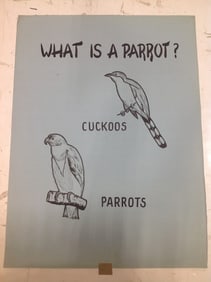 Cuckoo/Parrot artwork(18inx24in)