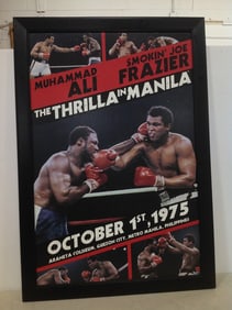 Framed The Thrilla in Mania Photographic Print (27.5.inx40in)