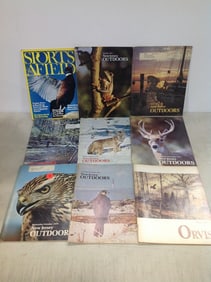 Various hunting magazines(New Jersey Outdoors, Sports Afield, and more)
