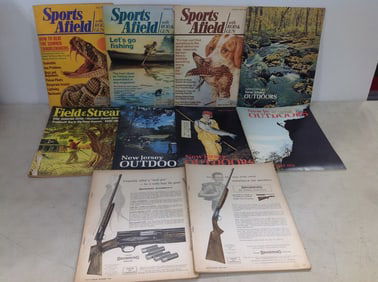Various magazines(Sports Afield, Field & Stream, and more)