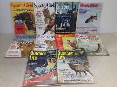 Various magazines(Sports Afield, Field & Stream, and more)