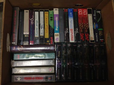 VHS tapes(Force of Evil, All About Eve, China O' Brien, and more)