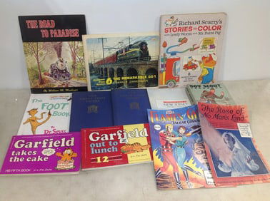 Children's books(Garfield, The Foot Book, etc.) and more