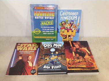 Children's books(The Cardboard Kingdom, Dog Man, and more)