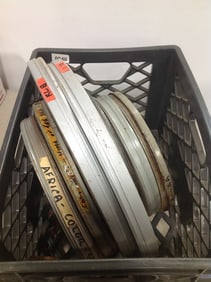 Vintage movie film reels