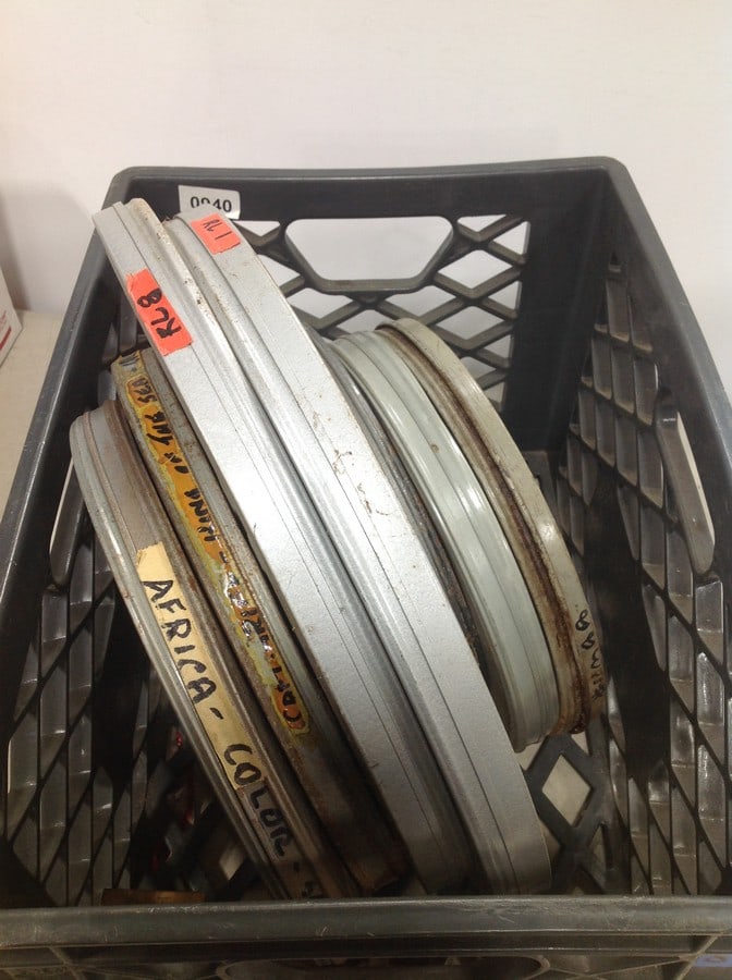 Vintage movie film reels: Vintage movie film reels