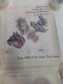 The Future of New Jersey's Endangered Wildlife is on the Line (17in.x22in.)