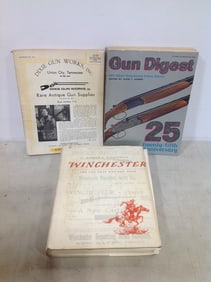 Gun Digest book, Winchester book, and Dixie Gun Works book