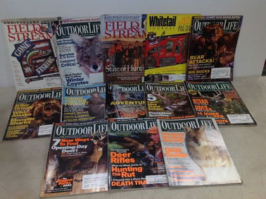 Hunting magazines(Outdoor Life, Field & Stream, and more)