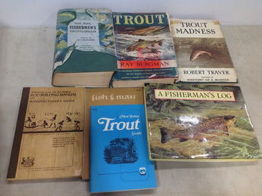 Fishing books(Trout Madness, A Fisherman's Log, and more)