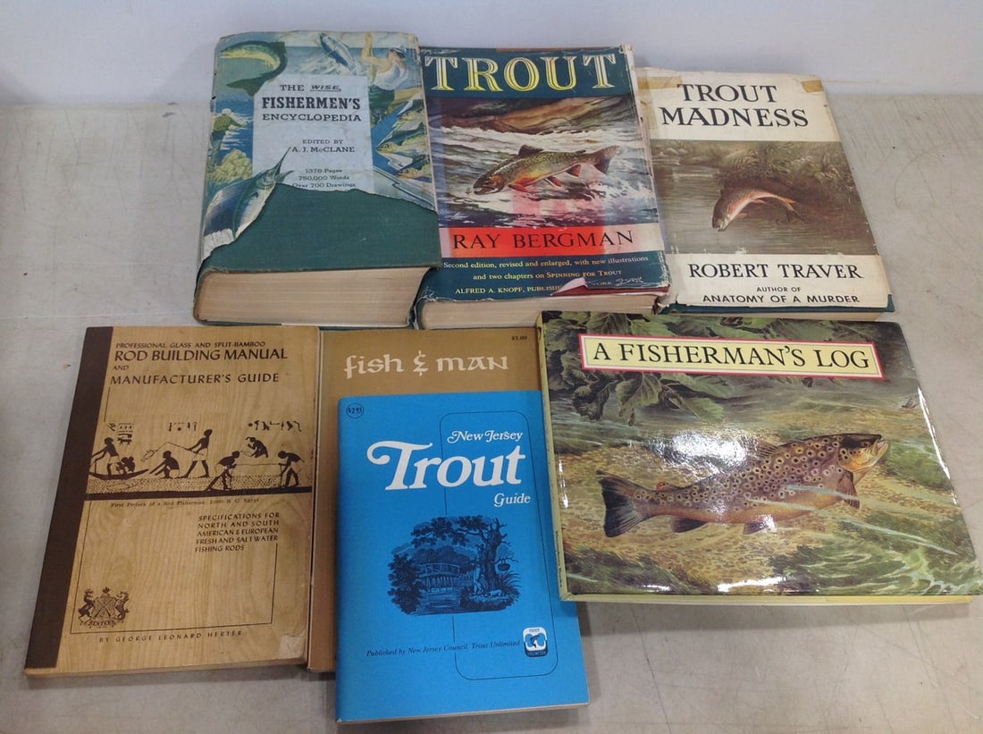Fishing books(Trout Madness, A Fisherman's Log, and more): Fishing books(Trout Madness, A Fisherman's Log, and more)