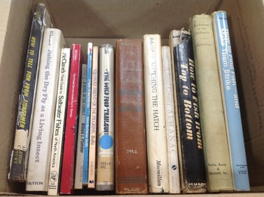 Various books(Matching the Hatch, A Taste of Blackberries, and more)