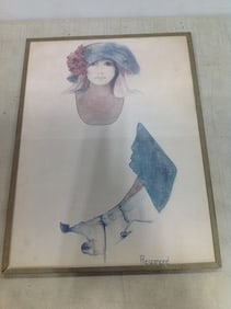 Framed Rosemond artwork(12in.x16in.)