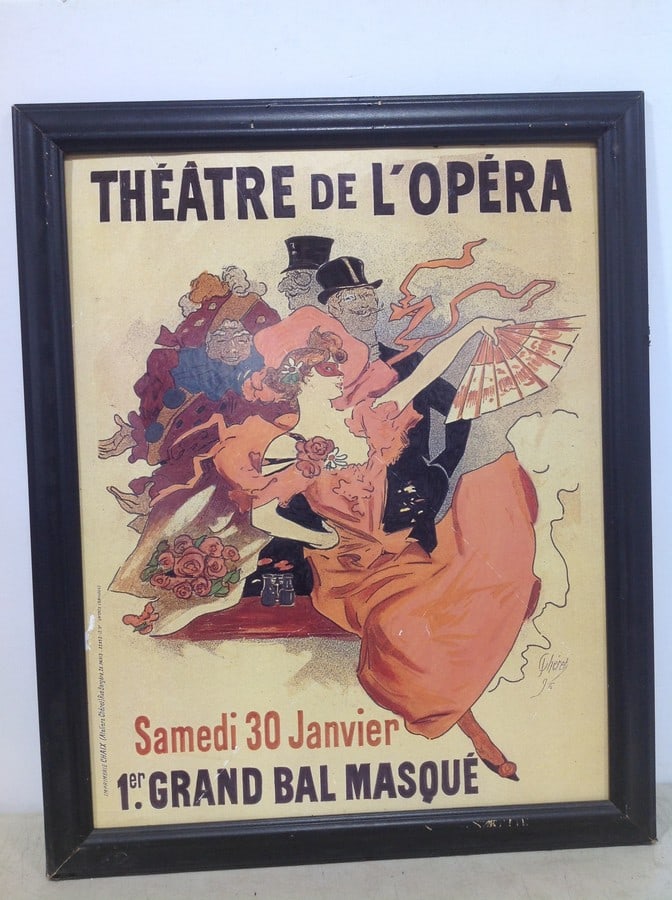 Theatre de L Opera framed wall decor(25.5in.x31.5in.): Theatre de L Opera framed wall decor(25.5in.x31.5in.)
