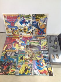 Various comics(Spiderman, Teenage Mutant Ninja Turtles, Suicide Squad, and more)