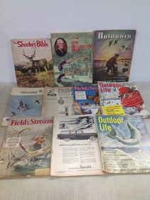 Vintage magazines and Gun Collectors Guide book