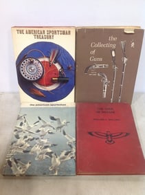 Vintage books(The American Sportsman Treasury, The Collecting of Guns, The Book of Indians, and