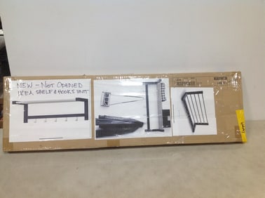 Ikea shelf and hooks unit(new in box)