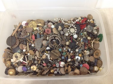 Various Buttons, Beads, and more
