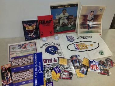 Vintage Sports Lot - Willie Mays, Mets, and more