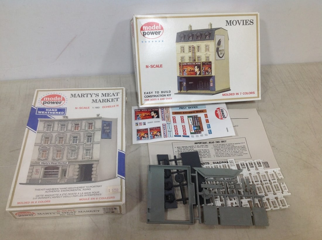 Vintage Model Kits (Movies and Martys Meat Market): Vintage Model Kits (Movies and Martys Meat Market)
