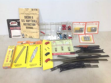 Vintage Railroad Tracks, Toy Cars, and more (Atlas, Model Power, and more)