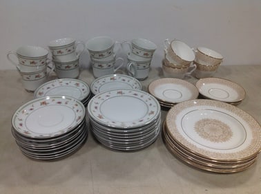 Ceramic Plates and Cups (Staffordshire and Abingdon)