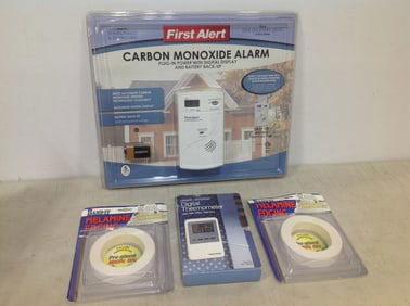 First Alert Carbon Monoxide Alarm, Digital Thermometer, and more