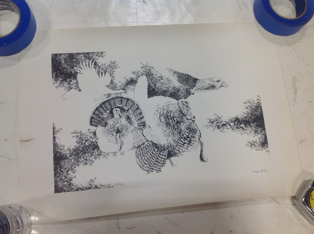 Art Print Signed Greg Pelton *slight tear*(14inx20in) (1 of 1)