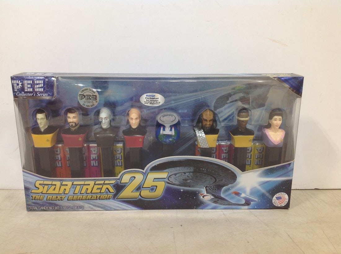 Star Trek 25 The Next Generation Pez Collectors Series *NEW IN BOX (1 of 1)